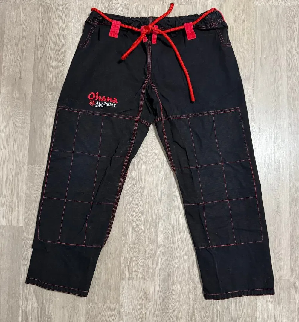 Ohana Academy Jiu Jitsu Black Pants Size M4